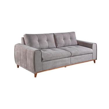 Imagem de Sofá 3 Lugares Leblon Cinza 180cm