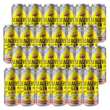 Imagem de Gin Tônica Seagers Spicy Elderflower Lata 269ml 24 Unidades