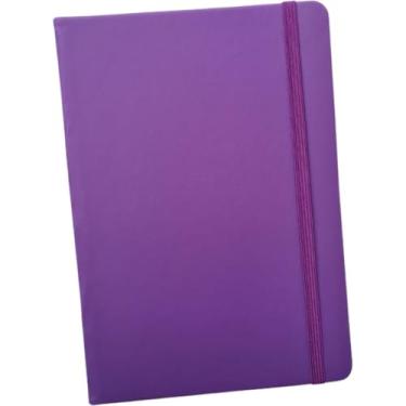 Imagem de Caderno de Estilo 14x20 com Ou sem Fio/Linha Pontilhada(COM PAUTA,ROXO)