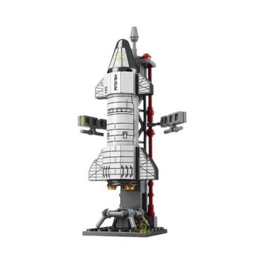 Imagem de Mini Aviação Infantil Modelo De Foguete Tripulado Blocos De Construção