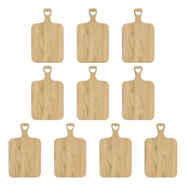 Imagem de 10 Mini Tabuas De Carne 14cm Lembrancinha Chá De Cozinha