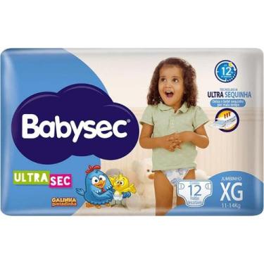 Imagem de Fralda Babysec Ultrasec Jumbinho Galinha Pintadinha XG com 12 unidades