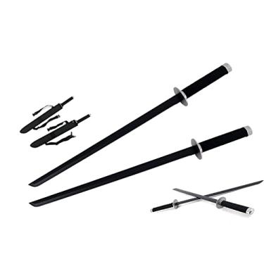 Imagem de Espada Ninja dupla tática Snake Eye com haste dupla de ombro duplo cada lâmina (HK1456)