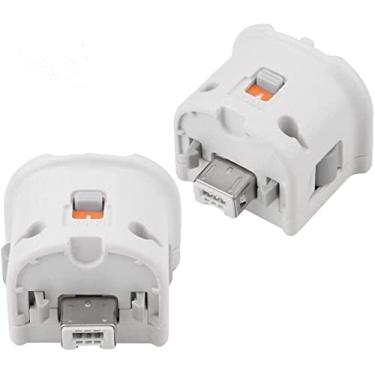 Imagem de Prodico Adaptador Wii Motion Plus para controle remoto original Nintendo Wii (pacote com 2) (branco)