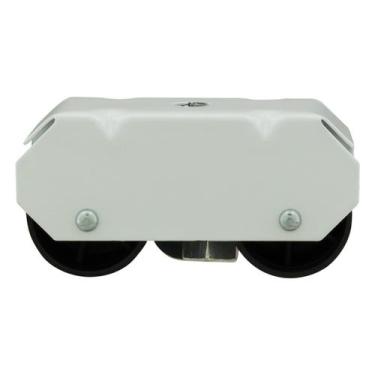 Imagem de Pe geladeira fogao 4 pecas rodizio metal branco 267864 - Overtime