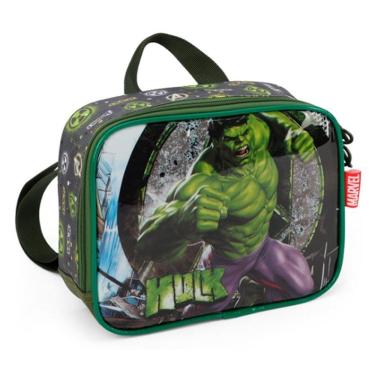 Imagem de Lancheira Térmica Hulk Marvel Escolar Verde - Luxcel