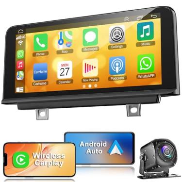 Imagem de Receptor de rádio multimídia com tela sensível ao toque Carplay/Android Auto 10,25 polegadas para BMW Série 3 4 F30/F31/F32/F33/F34/F36 2012-2016 com sistema NBT HD 1920 * 720 high-d + câmera HD