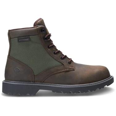 Imagem de Wolverine Sapato industrial masculino W30190, Marrom escuro/verde, 43