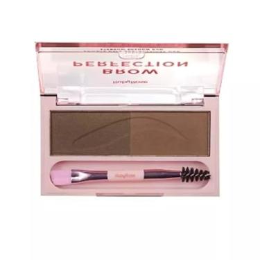 Imagem de Sombra para Sobrancelhas Brow Perfection, Kit com Pincel Aplicador Ruby Rose (Cor 07/08)