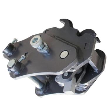 Imagem de aqxreight Mini Hitch Mecânico de Acoplador Rápido Escavadeira para Pequenas Escavadeiras de até 3 Toneladas Com Construção de Aço de Liga 92mm Comprimento de Intervalo de 85 Mm de 85 Mm