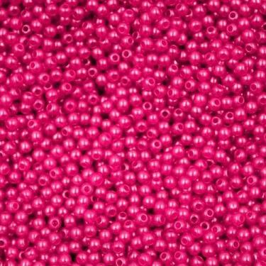 Imagem de PÉROLA DE ABS LISA Nº 03 20G PEROLA 3MM - LADEIRA BIJUTERIAS, Magenta