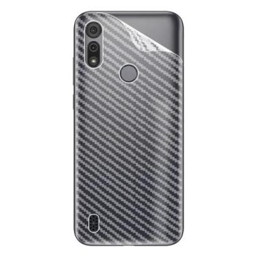 Imagem de Película Carbono + Pelicula Vidro 3D Moto E6S XT2053-2 - Cell In Power