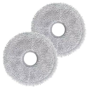 Imagem de Kit 2 Refis Mop de Microfibra Compativel Com Robô Aspirador X10+/X10 Plus, X20+/X20 Plus, S10+/S10 Plus, S20+/S20 Plus, X20 Max/ X20 Pro, Reposição – DAZZELI (X20 Max/X20 Pro)