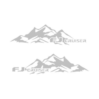 Imagem de Adesivos Laterais Para Porta De Carro Toyota FJ Cruiser, Decalques De 