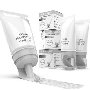 Imagem de Aplicador de creme para assaduras Eli & Ali Tush Swiper Grey, pacote c