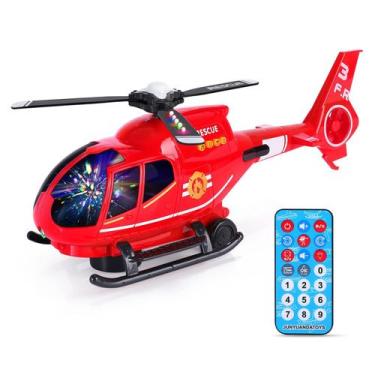 Imagem de Airplane Toy ele ELEOPTION Controle remoto infravermelho com luz