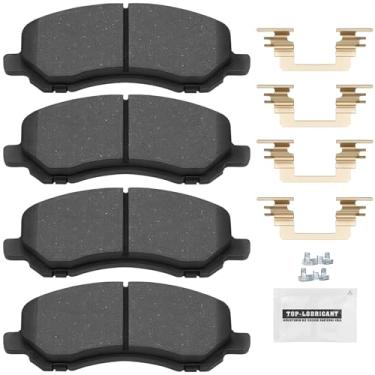 Imagem de Pastilhas de freio dianteiras de cerâmica premium D866 compatíveis com Mitsubishi Outlander Sport RVR 2011-2024, Outlander 2007-2020, Lancer 2008-2017, Jeep Compass Patriot 2007-2017, Dodge Avenger