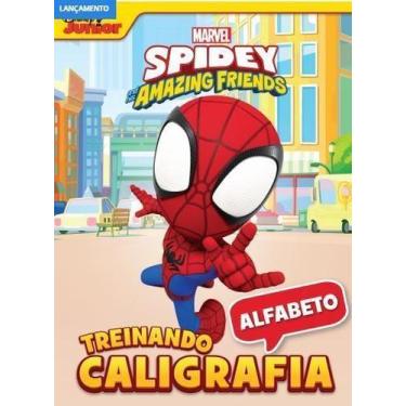Imagem de Marvel - Treinando Caligrafia Alfabeto Spidey Sortido - RIDEEL / BICHO