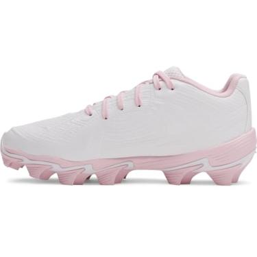 Imagem de Under Armour Tênis feminino Glyde Sola Rm Softball Cleats, (101) Branco/Vermelho/Pedra, 41