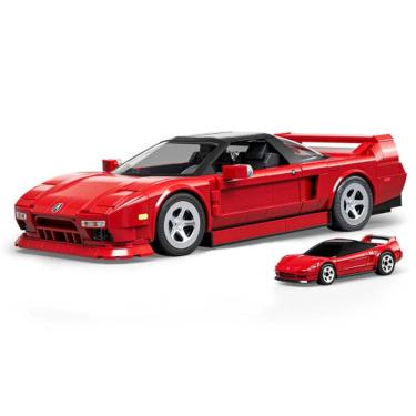 Imagem de Hot Wheels Jogo de Construção Elite Acura NSX Brick Shop Mattel