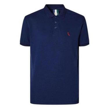 Imagem de Camisa Polo Reserva Piquet Pica Pau Masculino Azul Marinho-Masculino