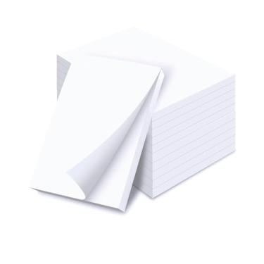 Imagem de Better Office Products Blank Scratch Note Pads, 3" x 5", Server Notepads, 100 Sheets per Pad, Memo Pads, Gummed Binding for Easy Tear-off (25 Pack)