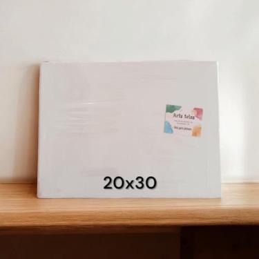 Imagem de Tela para Pintura 20x30 cm, Kit com 10 Unidades, 100% Algodão, Chassi em Madeira Tratada (10)