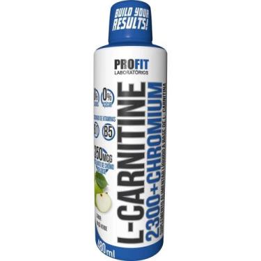 Imagem de L-Carnitine 480ml Carnitina Liquída Termogênico - Profit, Maçã Verde