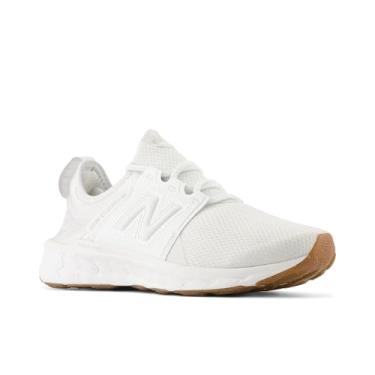 Imagem de New Balance Fresh Foam X Cruz V3 Tênis de corrida masculino, Branco/Goma de Mascar, 35