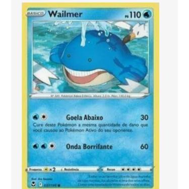 Imagem de Carta Pokémon TCG - Wailmer (Tempestade Prateada) - Comum