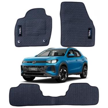 Imagem de Tapete emborrachado impermeável tera 3 pçs - ECOTAP