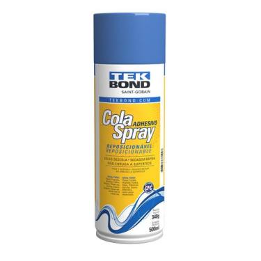 Imagem de Cola Spray Reposicionavel Tekbond 340 Gramas 500ml
