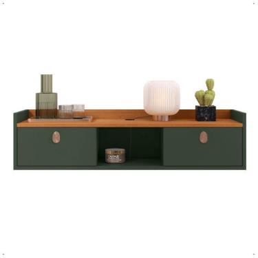 Imagem de Aparador Cantinho do Café Vegas Suspenso Com 2 Portas e Nicho Modelo M