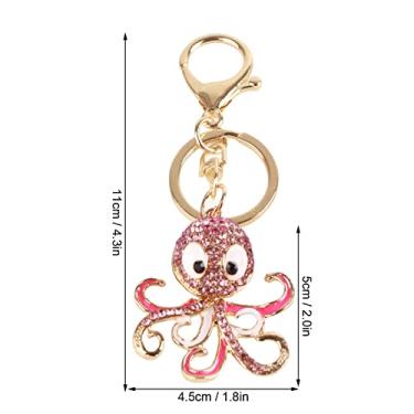 Imagem de Acouto Chaveiro de : 2 Peças de Pingente de Bolsa de Chave de Em Forma de Moda – Acessórios Femininos Chaveiros e (rosa vermelha + rosa vermelha)