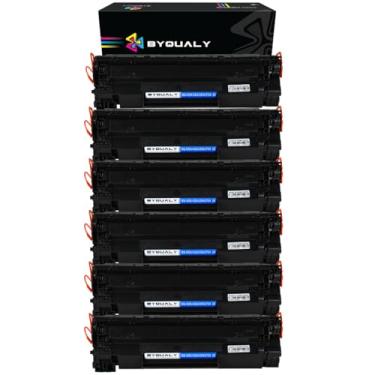 Imagem de Kit 6x Toner Compatível Hp Cb435a Cb436a Ce278a Ce285a 85a, p1102, p1102w, m1210, m1212, m1130, m1132, m1217, m1217fw, p1006, p1005, p1505, m1120, m1522, p1505n, m1522n, m1522nf, p1566, novo