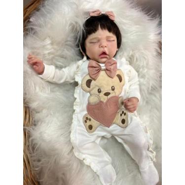 Imagem de Bebê reborn menina dormindo46 cm pronta entrega - Criz Gomez