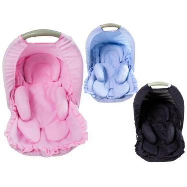 Imagem de Capa Bebê Conforto C/ Capuz + Almofada Redutor Menino Menina - Bento B