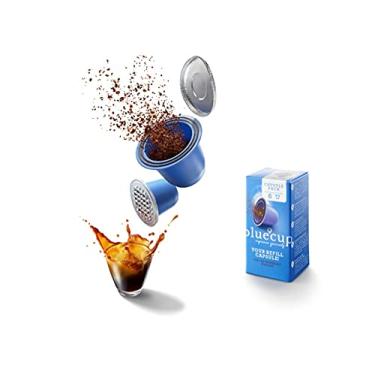 Imagem de BLUECUP Cápsulas reutilizáveis para Bluecup [6 cápsulas]. Cápsulas recarregáveis compatíveis com máquinas Nespresso (linha original)