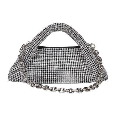Imagem de Bolsa embreagem UMREN Bling Full Glitter Strass para mulheres