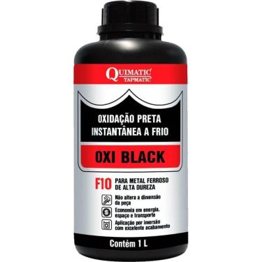 Imagem de Oxi Black F10 Oxidação Preta A Frio 1 Litro - Cb1 - Tapmatic Oxi-black F10 1lt Frasco Tapmatic Cb1