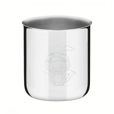 Imagem de Copo Infantil Tramontina Baby Friends Em Aço Inox 340 Ml