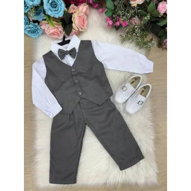 Imagem de Conjunto Miss Cherry Social com Colete Cinza e Acessórios, 16