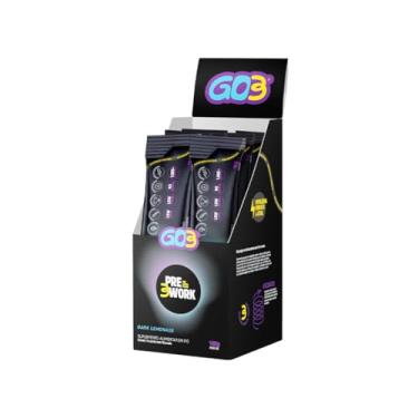 Imagem de PRí TREINO PRE WORK (NO CAFEIN) GO3 - DISPLAY 14 SACHí S - DARK LEMONADE - 140 G