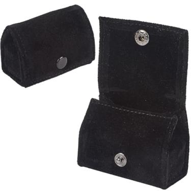 Imagem de Caixa de anel de veludo, caixa de anel de noivado, caixa de casamento, bolsa pequena, à prova d'água, organizador de propostas, suporte de brinco, casamento, viagem, para mulheres, namorada, esposa, 6