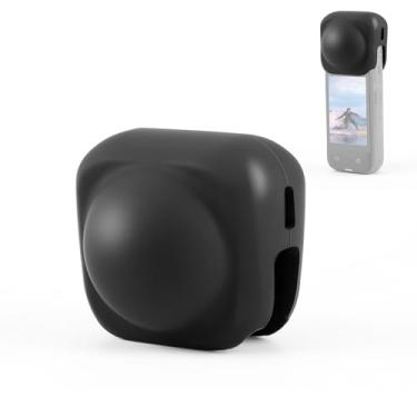 Imagem de Capa protetora de silicone para lente Insta360 X4 / X5 (preto)