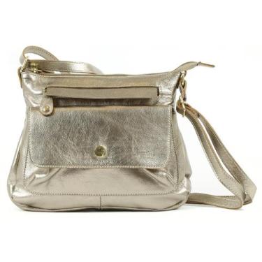 Imagem de Bolsa Feminina Transversal Tiracolo Passeio Couro Prat Velha - Betania