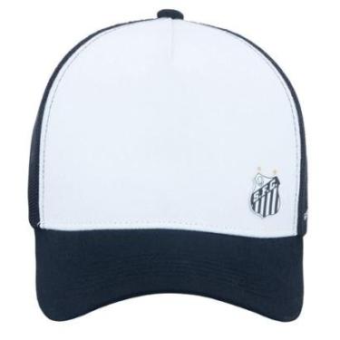Imagem de Boné Santos Supercap Trucker Silk Masculino Branco-Masculino