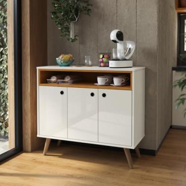 Imagem de Aparador Paris - JM3 Moveis (Off White/Nature)