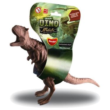 Imagem de Dinossauro Carnotauro Jurassic Dino Max Brinquedo Borracha - Maralex B