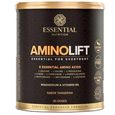 Imagem de Aminolift Tangerina - Aminoácidos Essenciais (375g) - Essential Nutrition